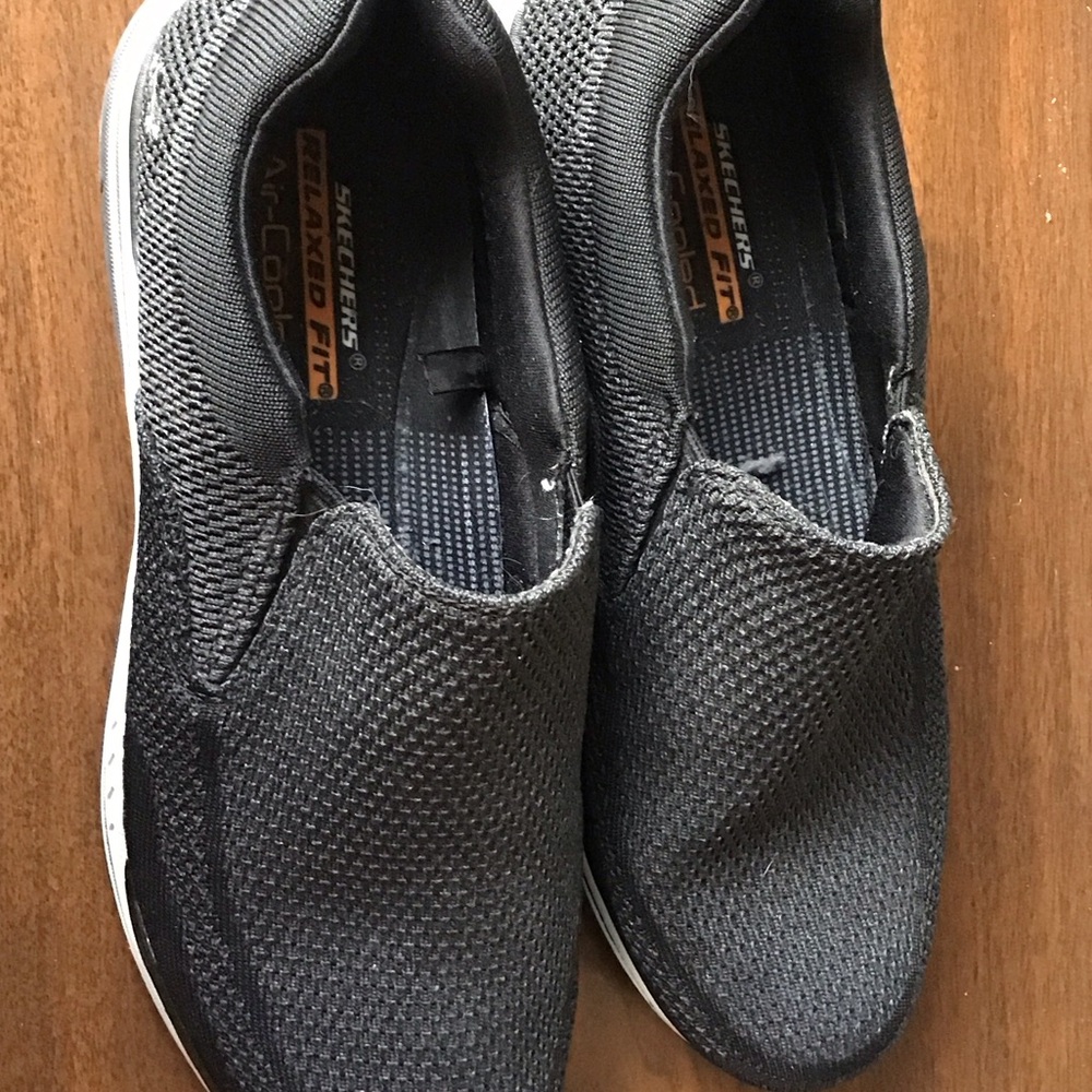 Skechers Men's Charcoal Slip-On Loafers